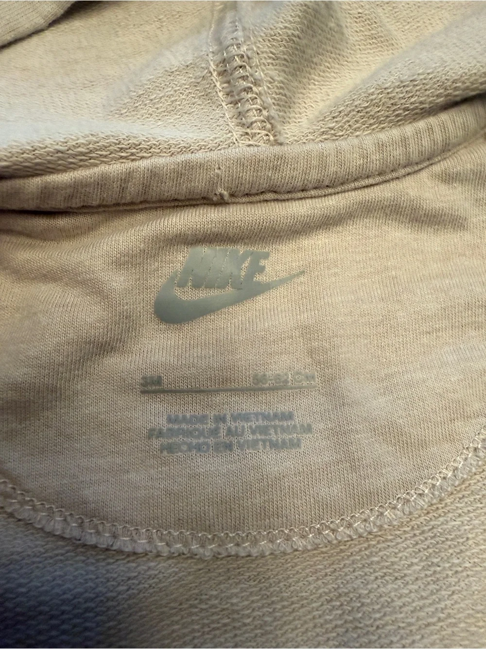 Nike infant Cream Zip Hoodie Romper & Teal Short-Sleeve Onesie
